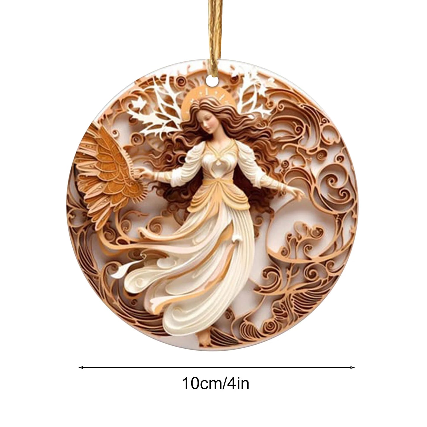 Set de 12 Adornos Navideños de Madera