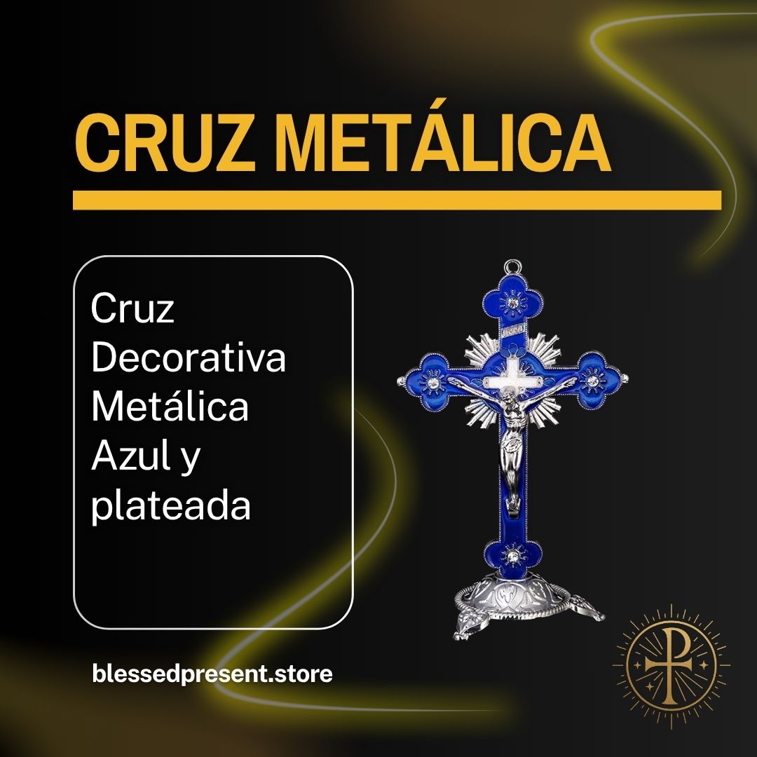 Cruz Decorativa Metálica